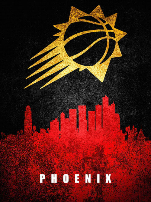 Phoenix City Skyline Poster