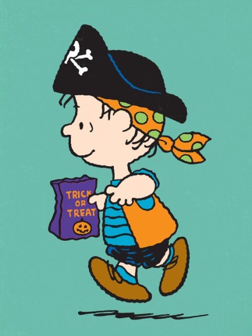 Pig Pen Pirate Halloween Peanuts Poster