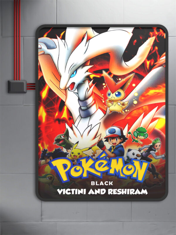 Pokemon the Movie- Black - Victini and Reshiram (2011) Poster