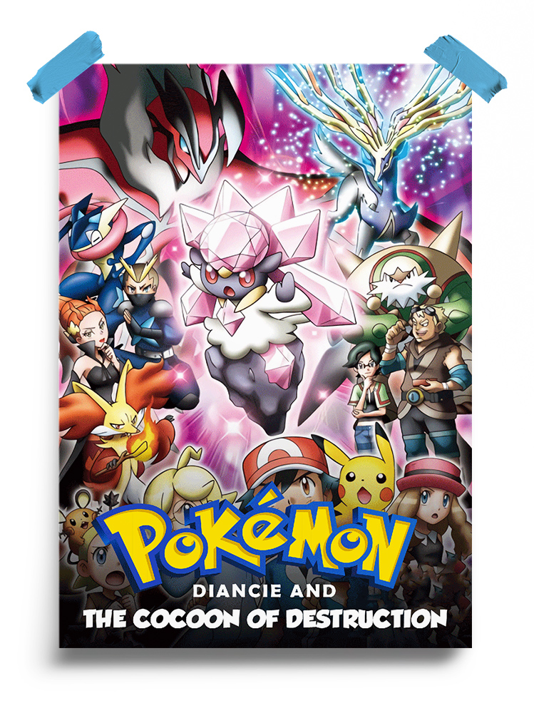 Pokemon the Movie- Diancie and the Cocoon of Destruction (2014) Poster