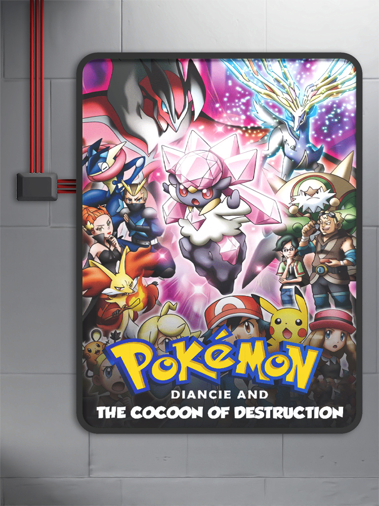 Pokemon the Movie- Diancie and the Cocoon of Destruction (2014) Poster
