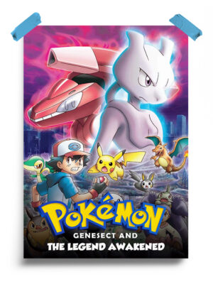 Pokemon the Movie- Genesect and the Legend Awakened (2013) Poster