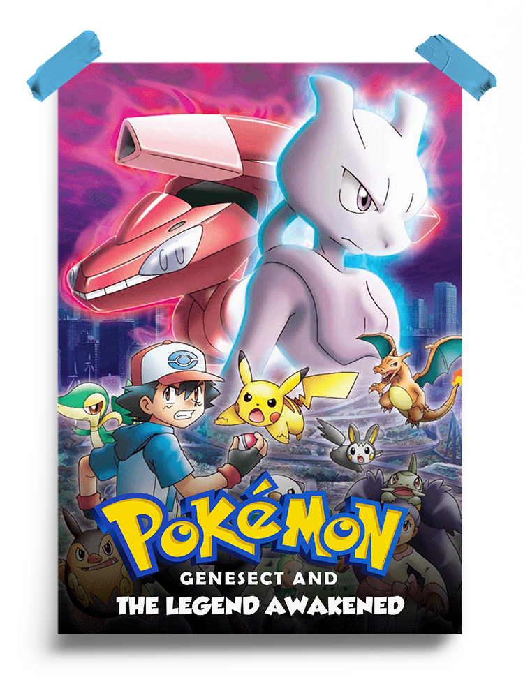Pokemon the Movie- Genesect and the Legend Awakened (2013) Poster