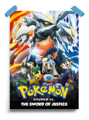 Pokemon the Movie- Kyurem vs. the Sword of Justice (2012) Poster