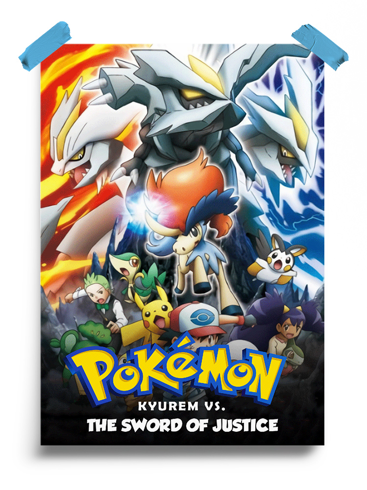Pokemon the Movie- Kyurem vs. the Sword of Justice (2012) Poster