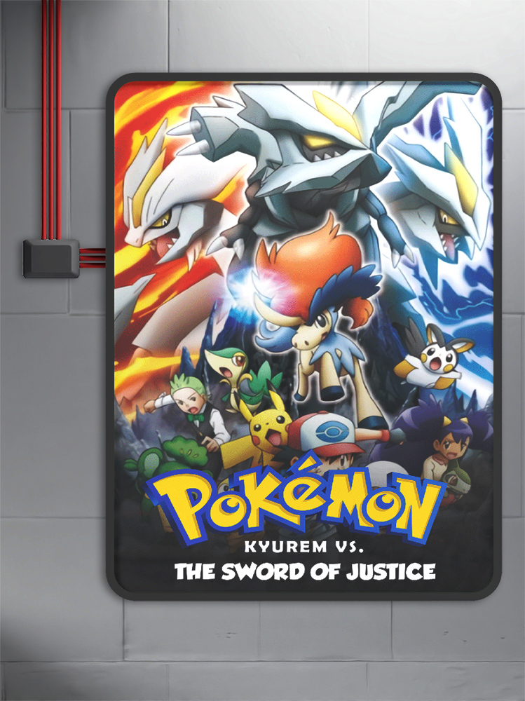Pokemon the Movie- Kyurem vs. the Sword of Justice (2012) Poster