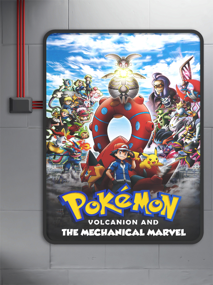 Pokemon the Movie- Volcanion and the Mechanical Marvel (2016) Poster
