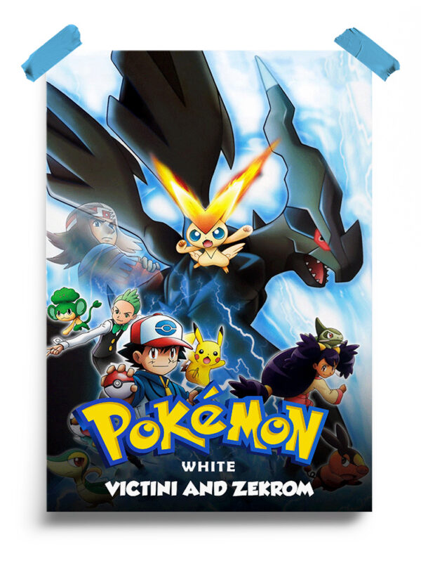 Pokemon the Movie- White - Victini and Zekrom (2011) Poster