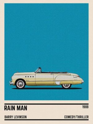 Rain Man Car Movie Poster