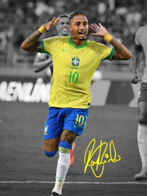 Raphinha Soccer Poster