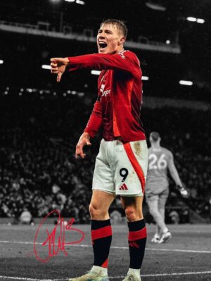 Rasmus Hojlund Soccer Poster