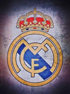 Real Madrid Crest Football Poster
