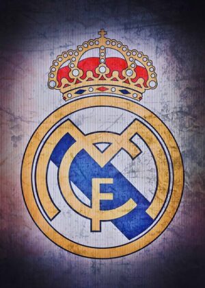 Real Madrid Crest Football Poster