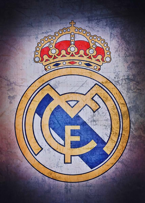 Real Madrid Crest Football Poster