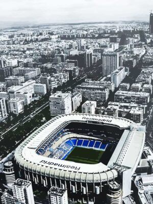 Real Madrid Stadium Football Poster