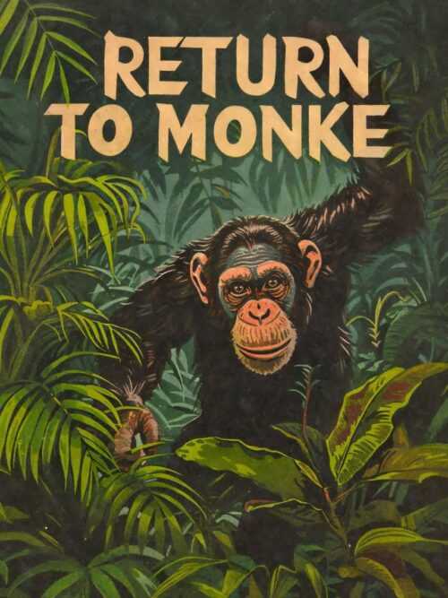 Return To Monke Chimp Poster