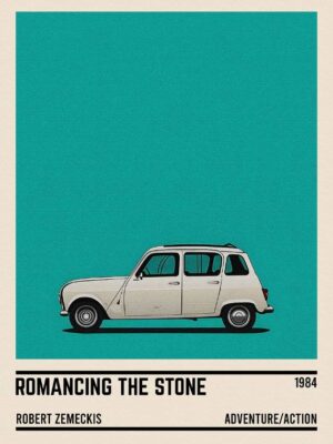 Romancing The Stone Car Poster