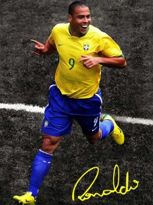 Ronaldo Nazario Football Poster