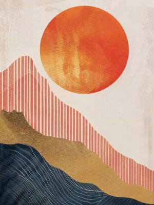 Rustic Orbit Poster