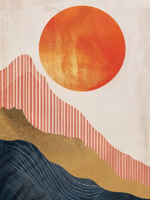 Rustic Orbit Poster