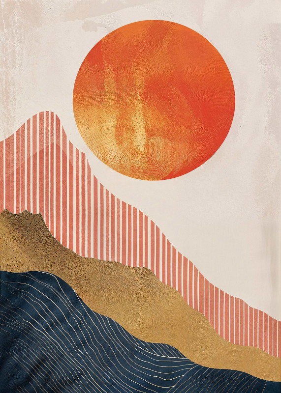 Rustic Orbit Poster