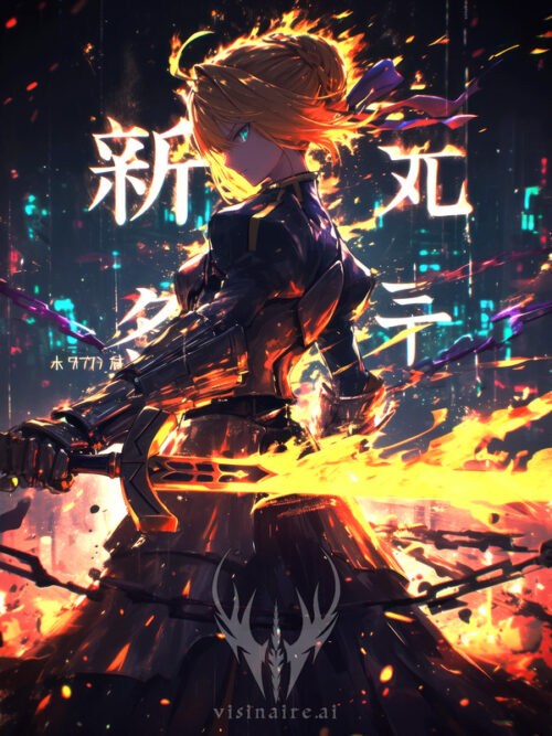 Saber Fate Poster