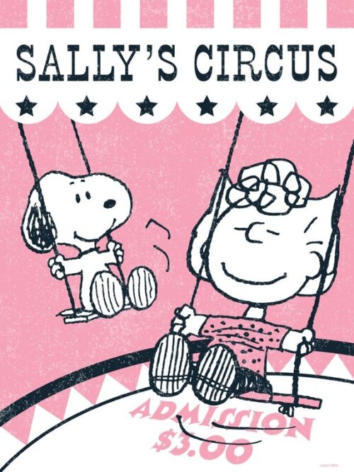 Sallys Circus Peanuts Poster