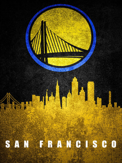 San Francisco City Skyline Poster