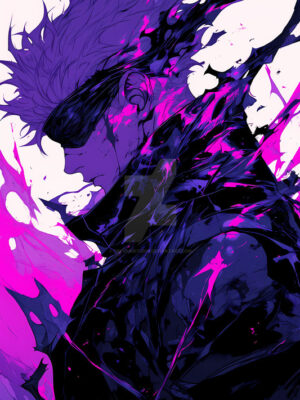 Satoru Gojo Jujutsu Kaisen Poster
