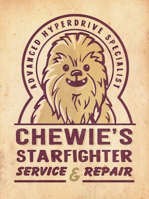 Service And Repair Starwars Poster