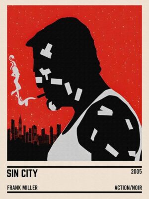 Sin City Minimalist Poster Poster