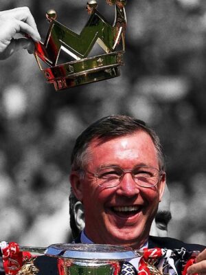 Sir Alex Ferguson Football Poster