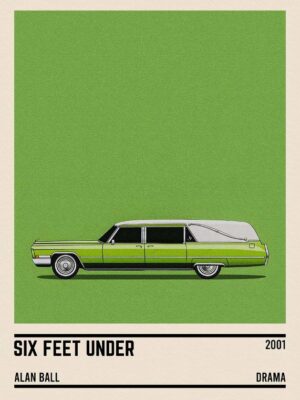 Six Feet Under Car Poster