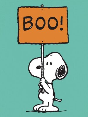 Snoopy Boo Peanuts Poster