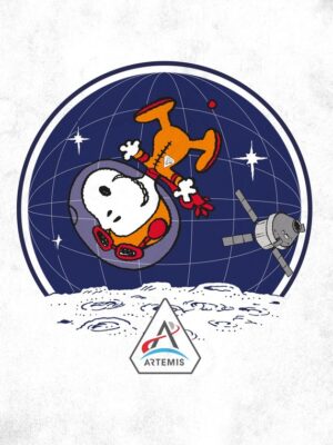 Snoopy Zero Gravity Peanuts Poster