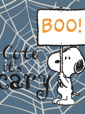 So Cute It Is Scary Peanuts Poster