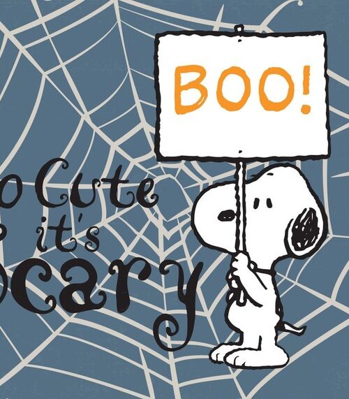 So Cute It Is Scary Peanuts Poster
