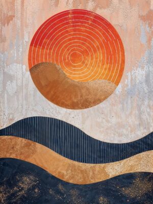 Solar Spiral Dance Poster