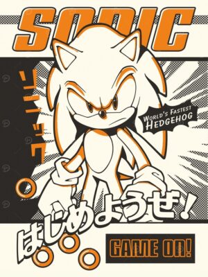 Sonic Game On Poster