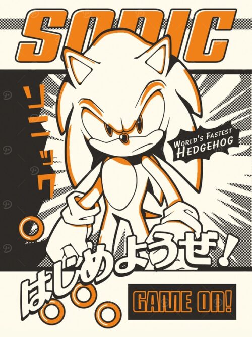 Sonic Game On Poster