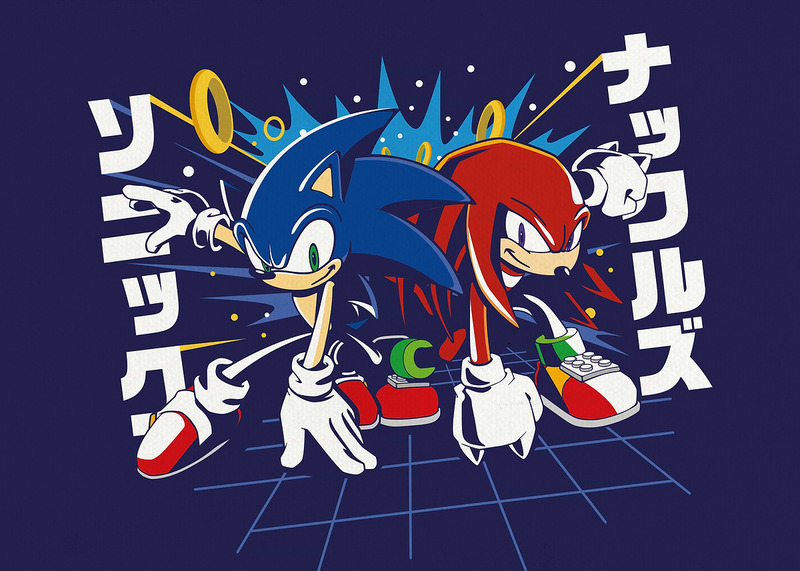Sonic Knuckles Poster