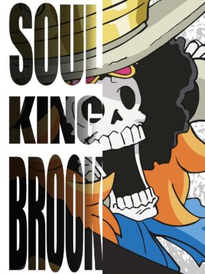 Soul King Brook One Piece Poster