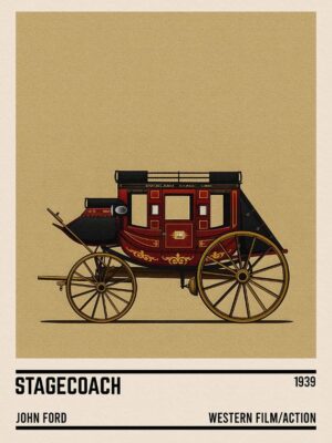 Stagecoach Movie Coach Poster