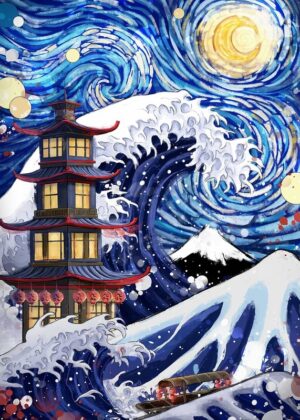 Stary Wave Poster