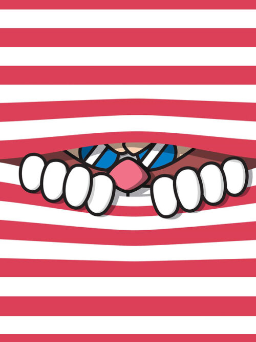 Stripes Dr Eggman Poster
