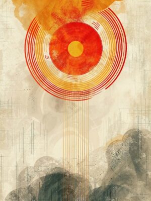 Sun Pillar Poster