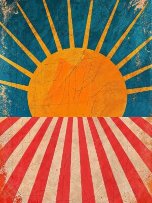 Sunburst Harmony Poster