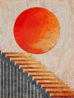 Sunrise Steps Poster