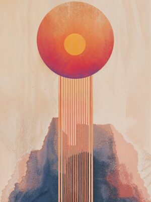 Sunrise Symmetry Poster