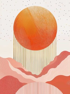 Sunset Dunes Poster